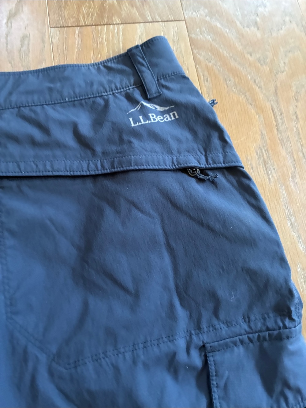 L.L. Bean Women's Cargo Pants in Navy - Picture 11 of 13